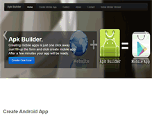 Tablet Screenshot of apkbuilder.com